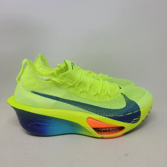 Nike Air Zoom Alphafly 3 Running Shoes Yellow Men’s Size 7.5 FD8311-700 main image 6